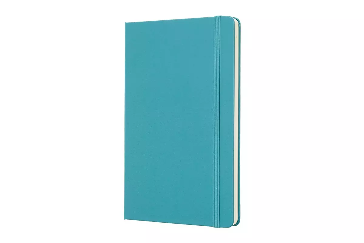 Een Moleskine Plain Hard Cover Notebook Large Reef Blue koop je bij Moleskine.nl